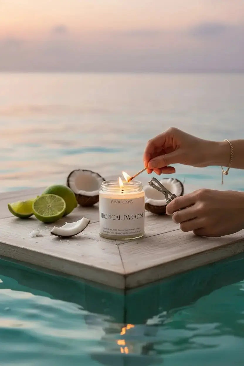 Velas refrescantes para verano: por qué una vela de coco y lima es perfecta para tu hogar