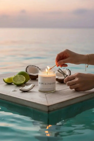 Velas refrescantes para verano: por qué una vela de coco y lima es perfecta para tu hogar