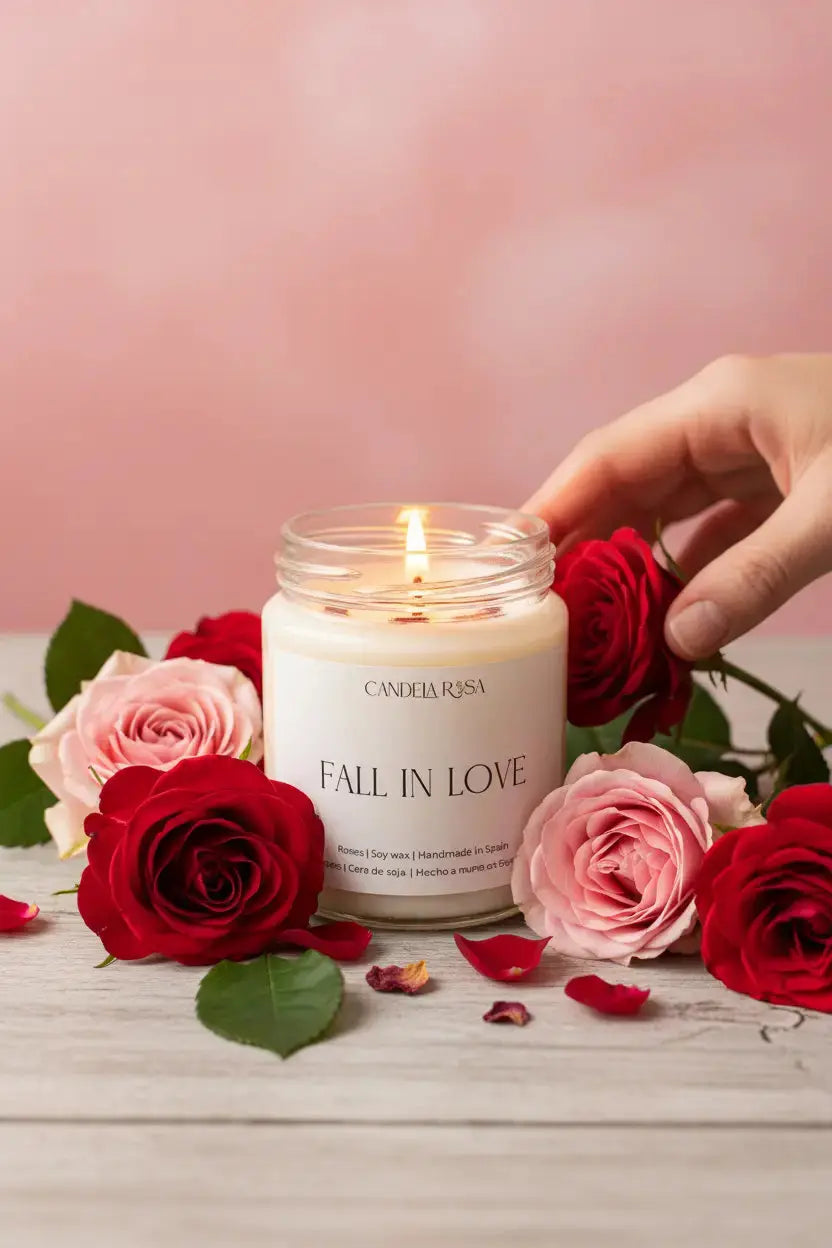 La alternativa perfecta a la rosa de Sant Jordi: una vela de rosas que dura mucho más