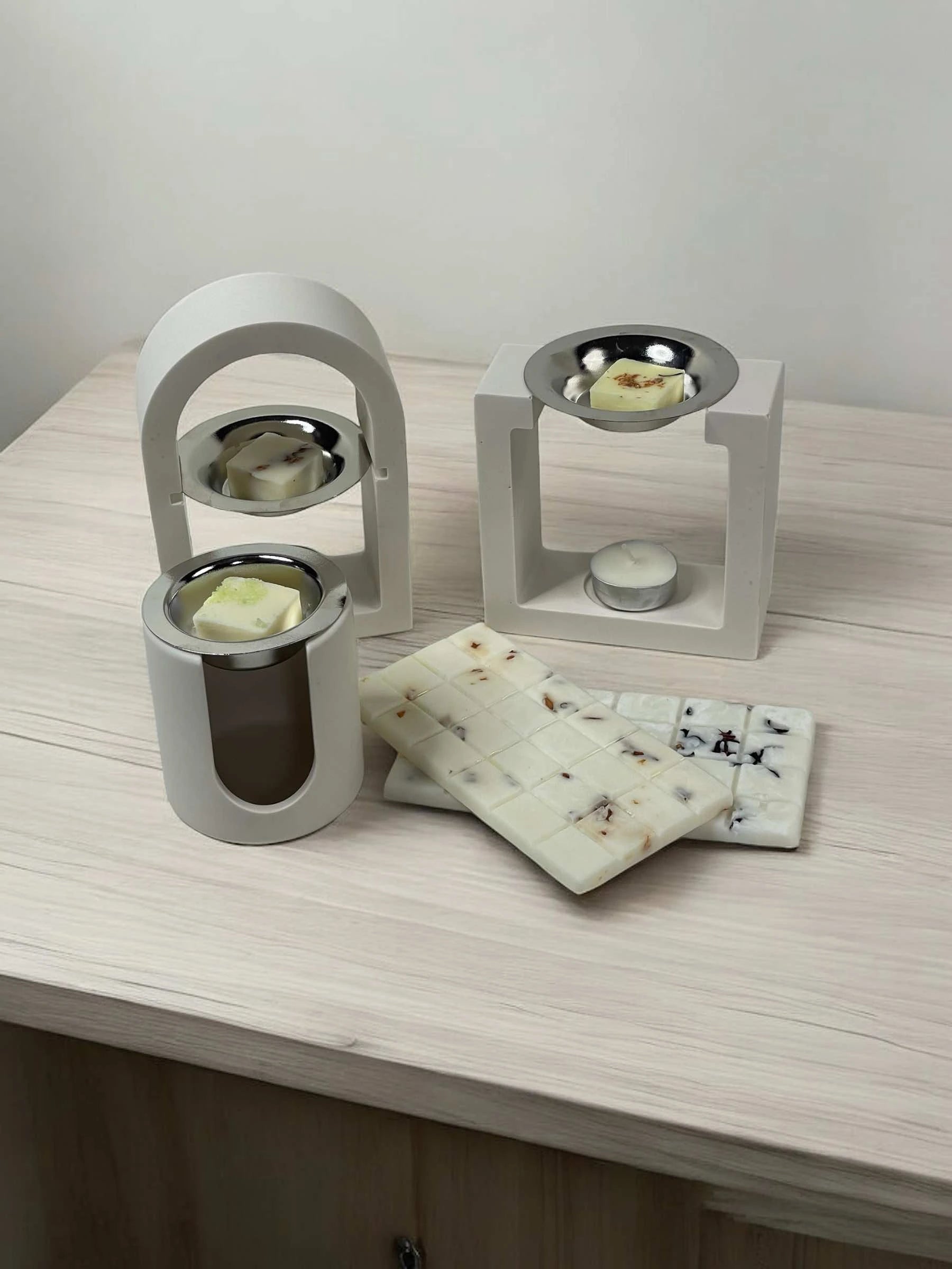 Pack quemador de cera y surtido tabletas aromáticas