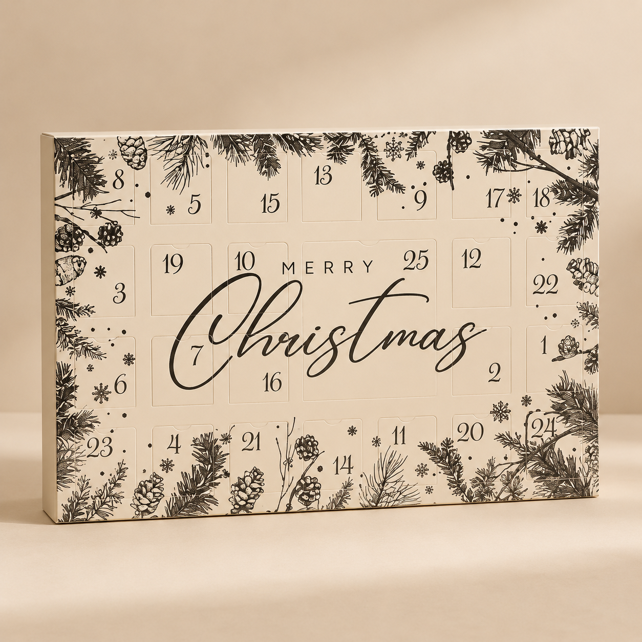 Calendario adviento 25 días de wax melts Edición Navidad Candela Rosa