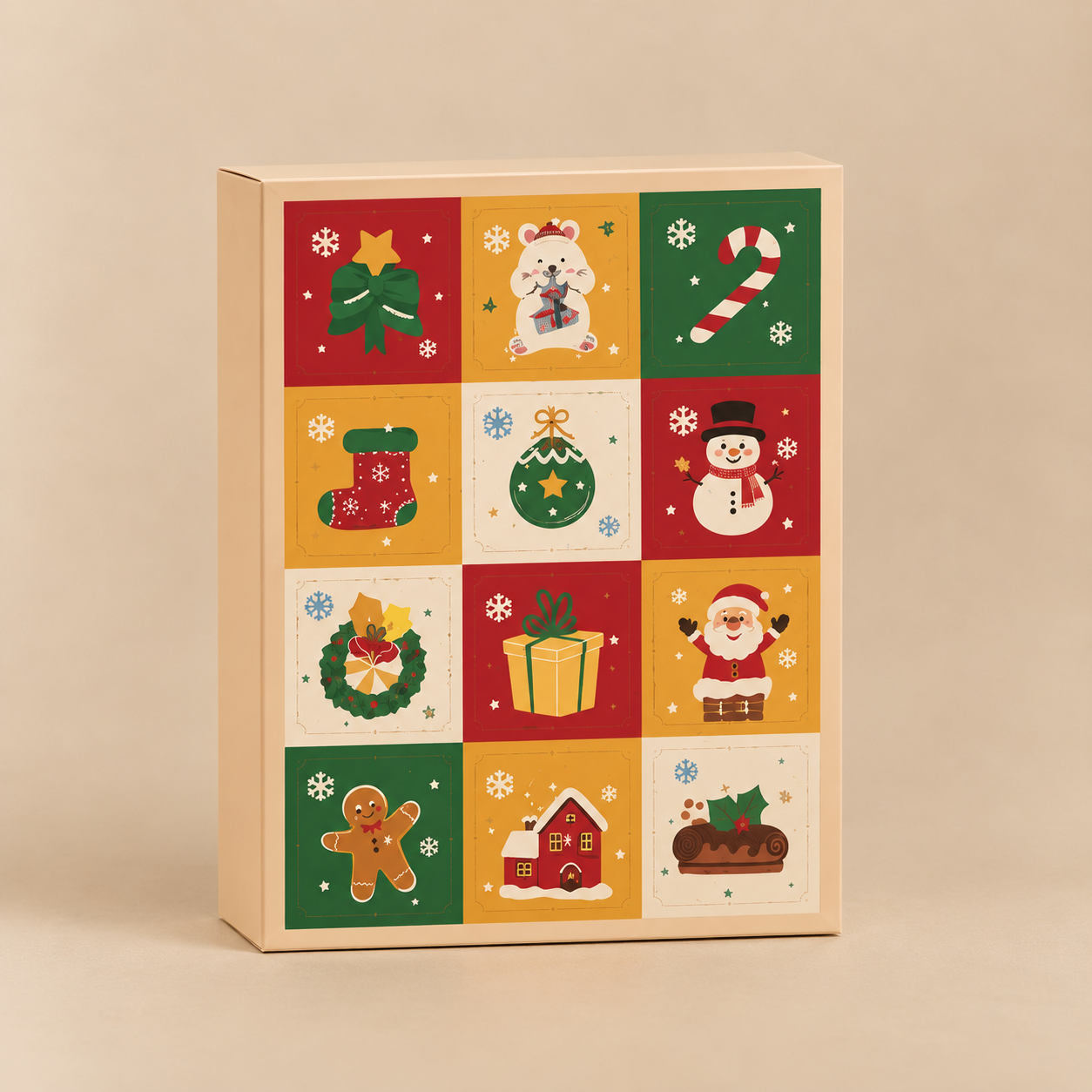 Calendario adviento 12 días de wax melts Otro Rollo Candela Rosa