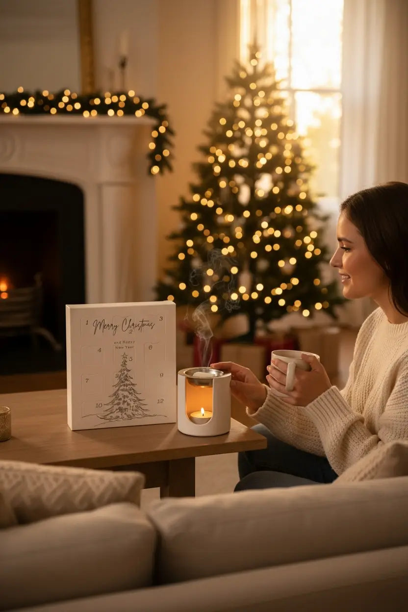 calendario de adviento de wax melts aromas de Navidad 