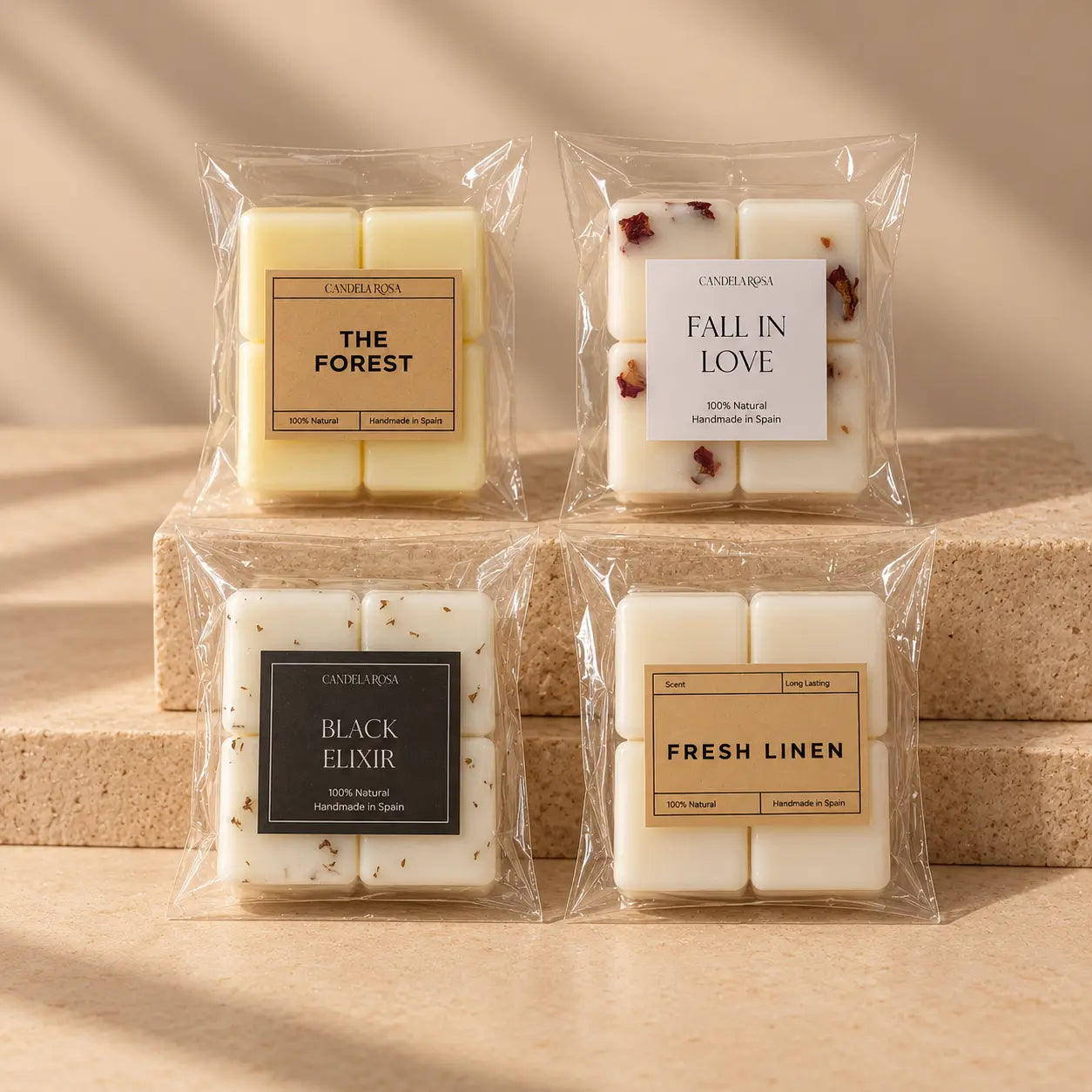 Pack completo  iniciación wax melts Candela Rosa