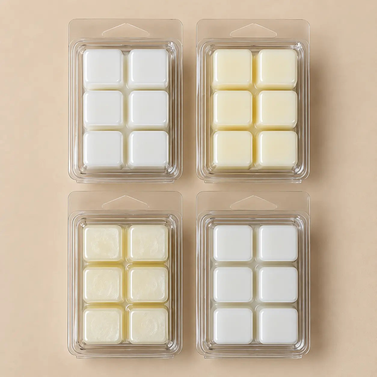 Pack 4 wax melts primavera | Tabletas perfumadas 80 gr para quemador Candela Rosa