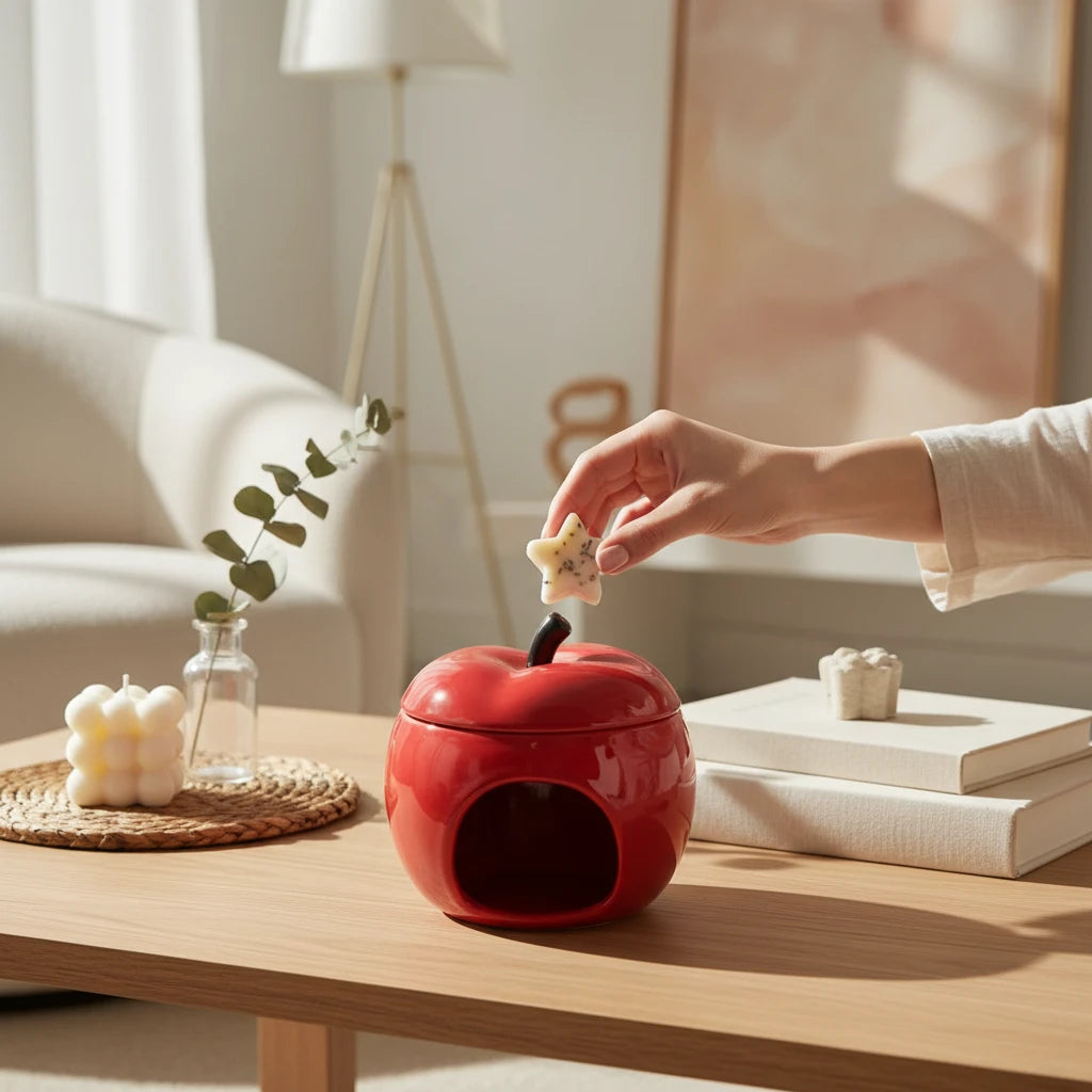 Apple : quemador de cera manzana roja Candela Rosa