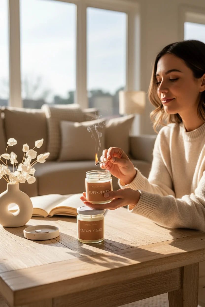 Pack ahorro 3 velas aromáticas Colección Otoño