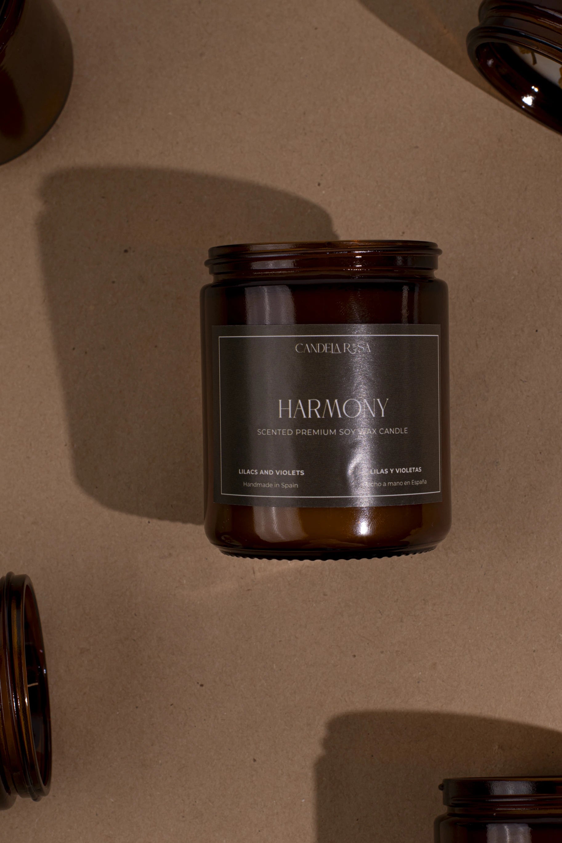 Harmony: vela aromática premium violetas y lilas