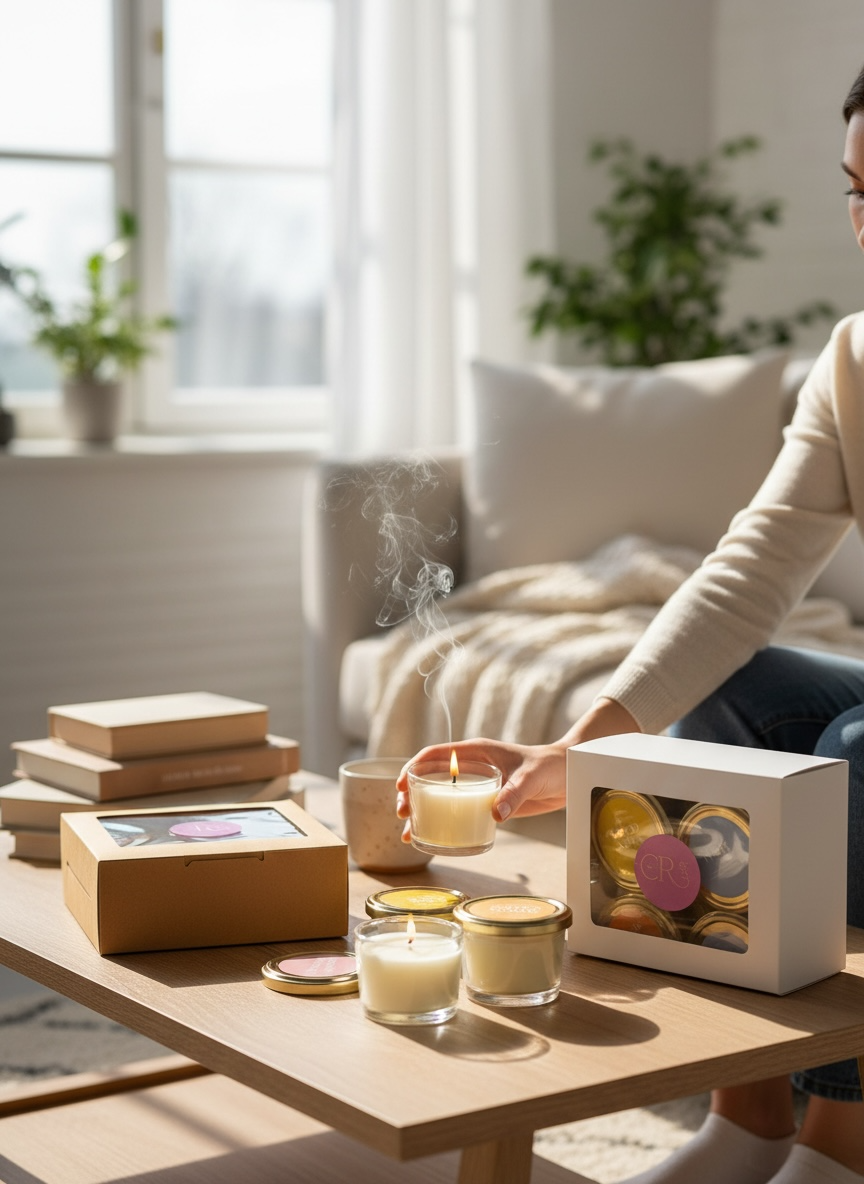 Pack 4 velas aromáticas primavera | Velas naturales 20h