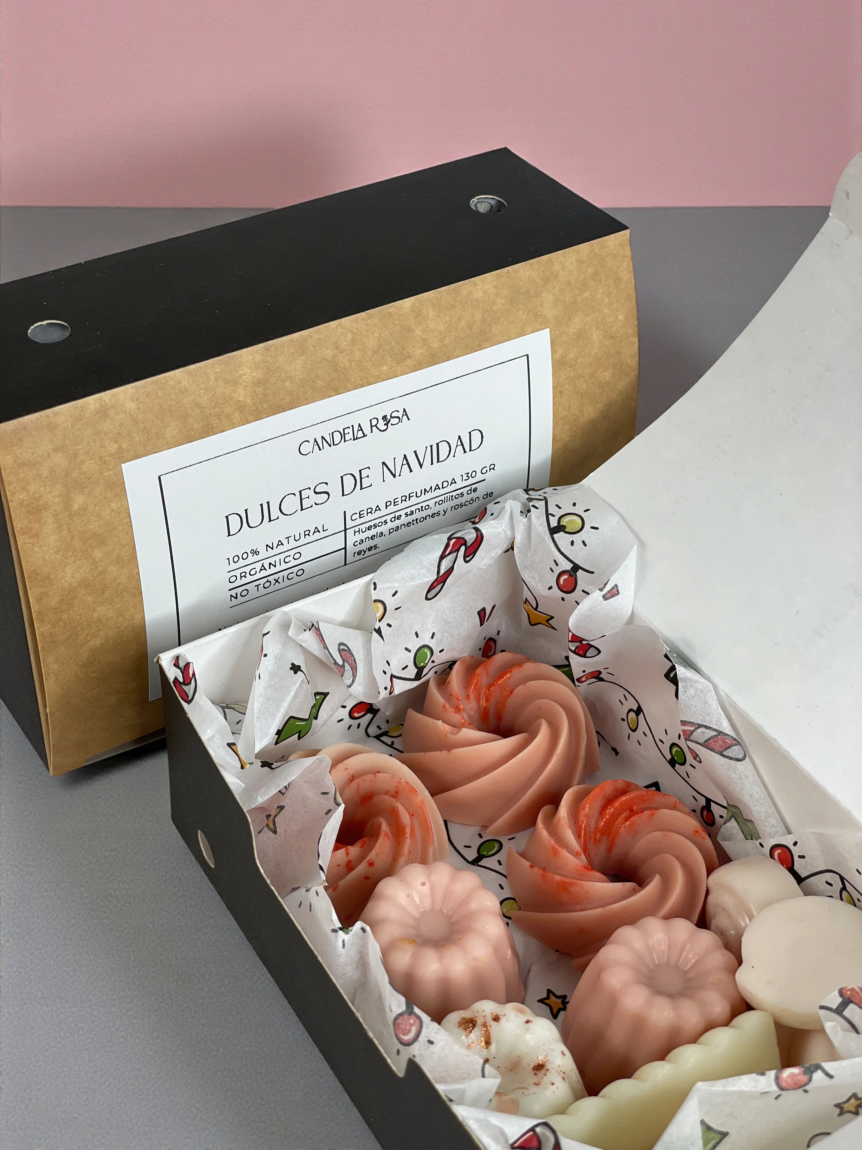 Wax Melts “Dulces de Navidad” · 130 gramos