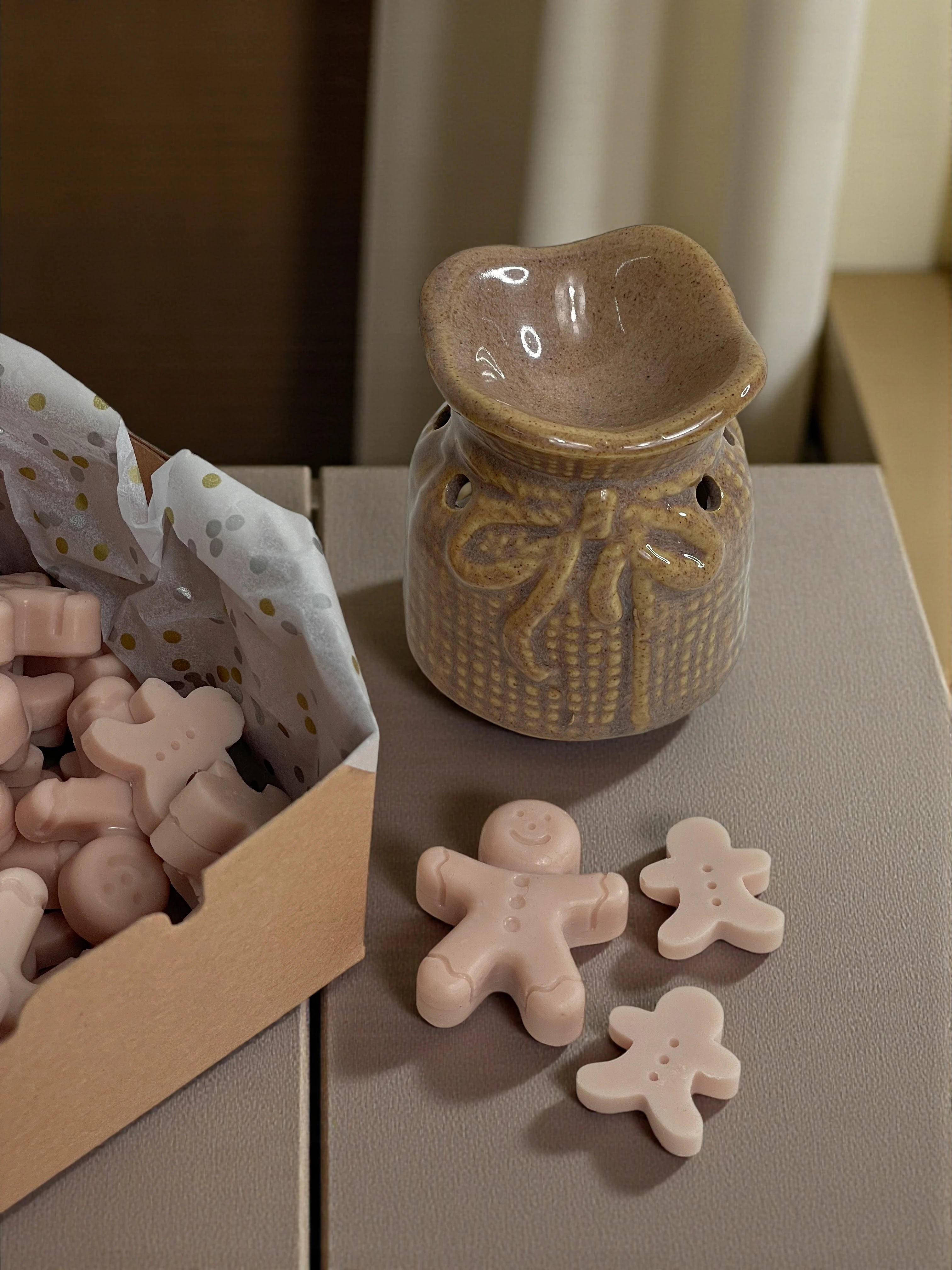 Wax Melts Muñeco de Jengibre – 180 g | Aroma dulce y navideño