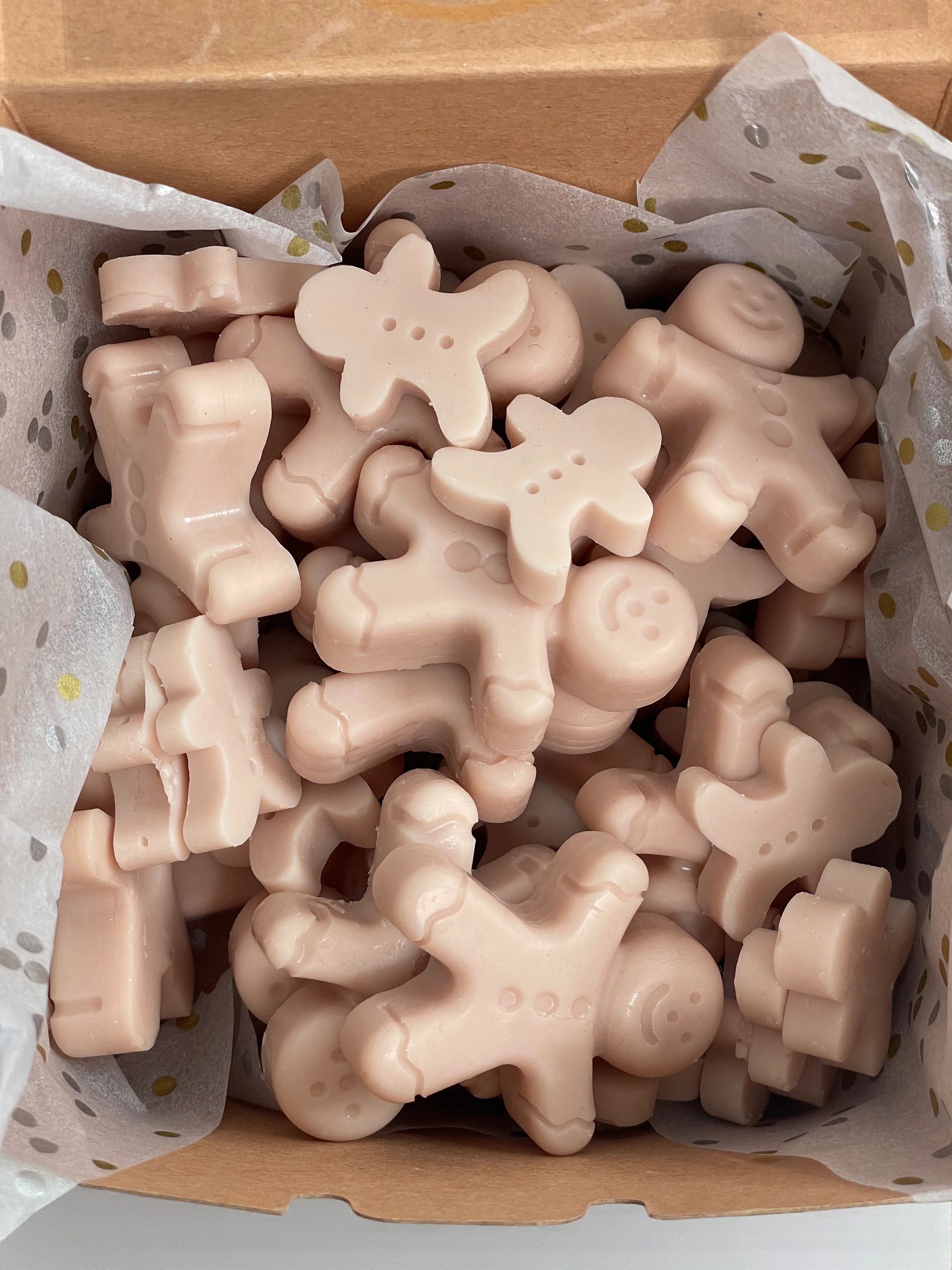 Wax Melts Muñeco de Jengibre – 180 g | Aroma dulce y navideño