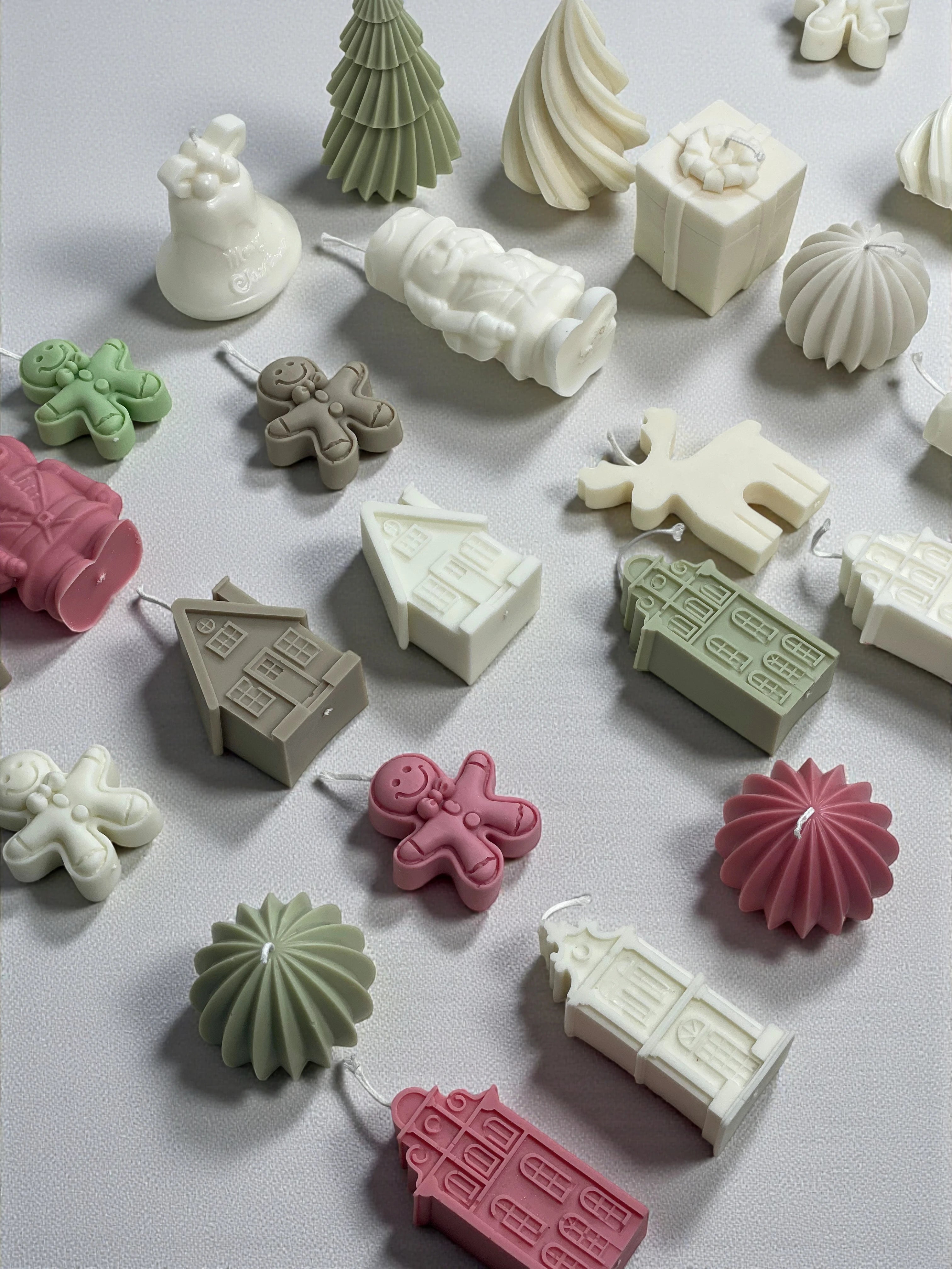 Caja Sorpresa de Velas Decorativas de Navidad