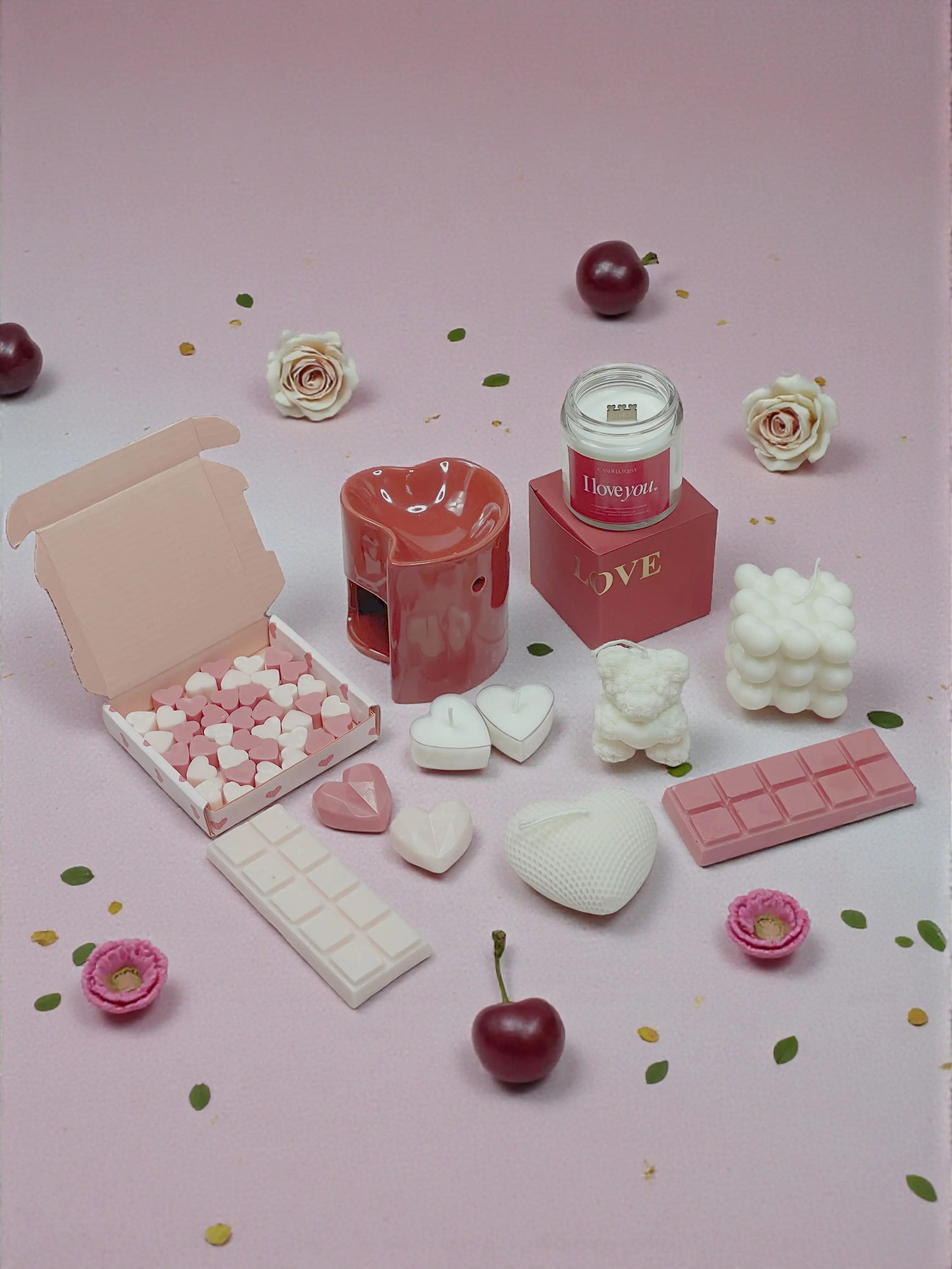 pack regalo san valentín idea regalo san valentín vela para decir te quiero forma original decir te quiero 14 de febrero idea regalo 