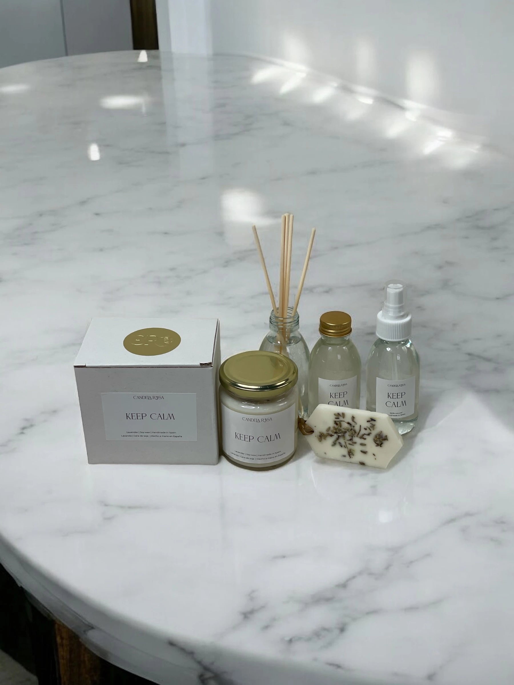 Pack Experiencia : vela , mikado, ambientador sólido y en spray