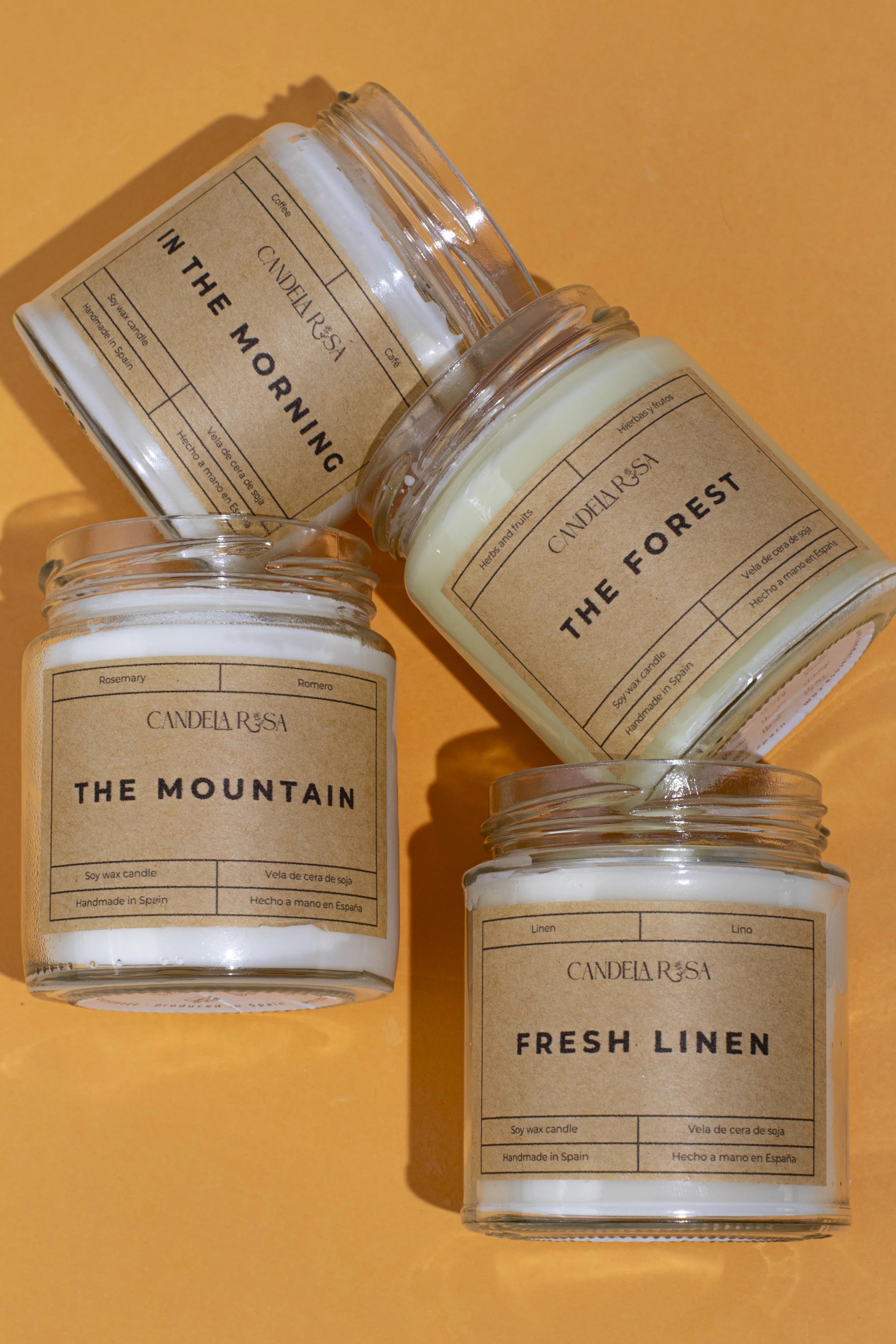 Pack 2 ó 3 velas aromáticas Colección Rústica