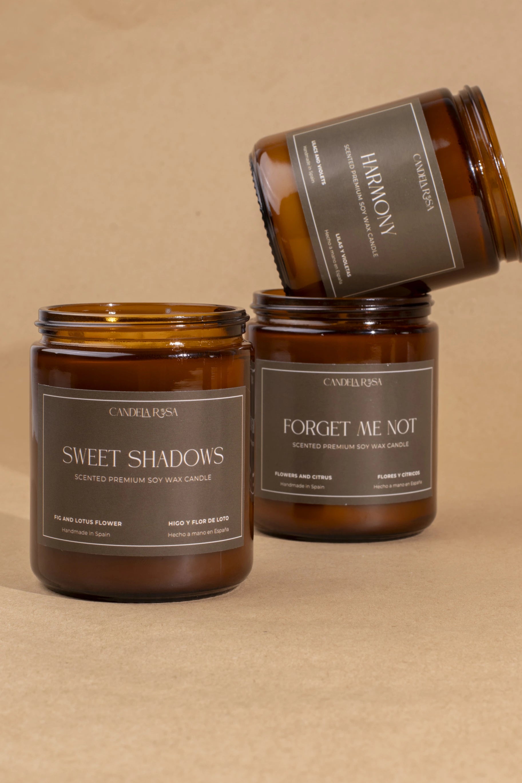 Pack 2 ó 3 velas aromáticas Colección Premium