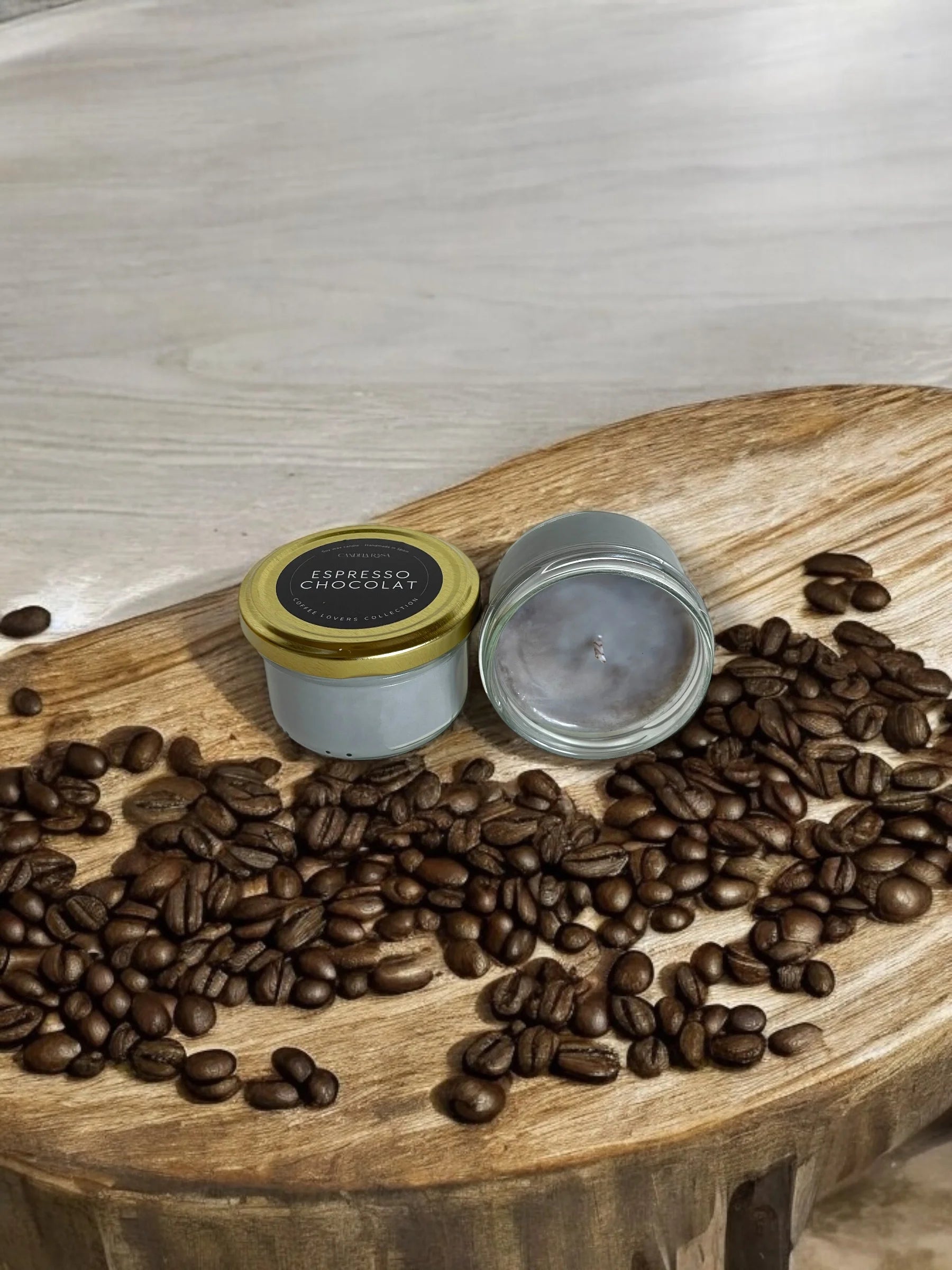 Coffee Lovers: 4 velas aromáticas de café y taza