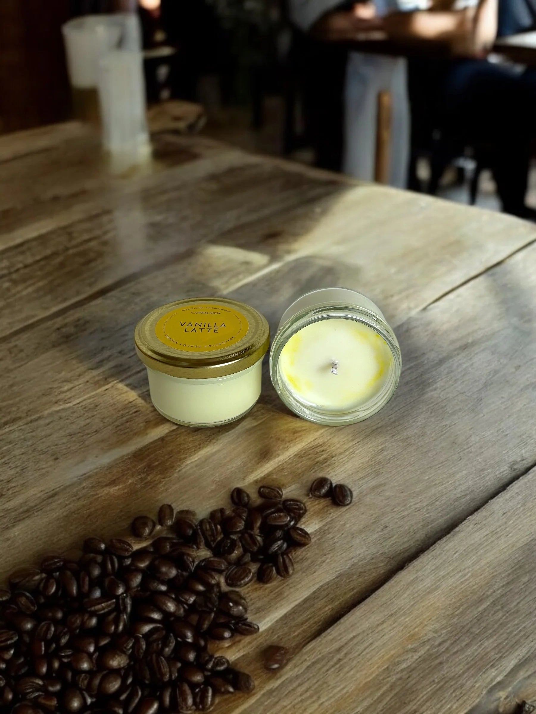 Coffee Lovers: 4 velas aromáticas de café y taza