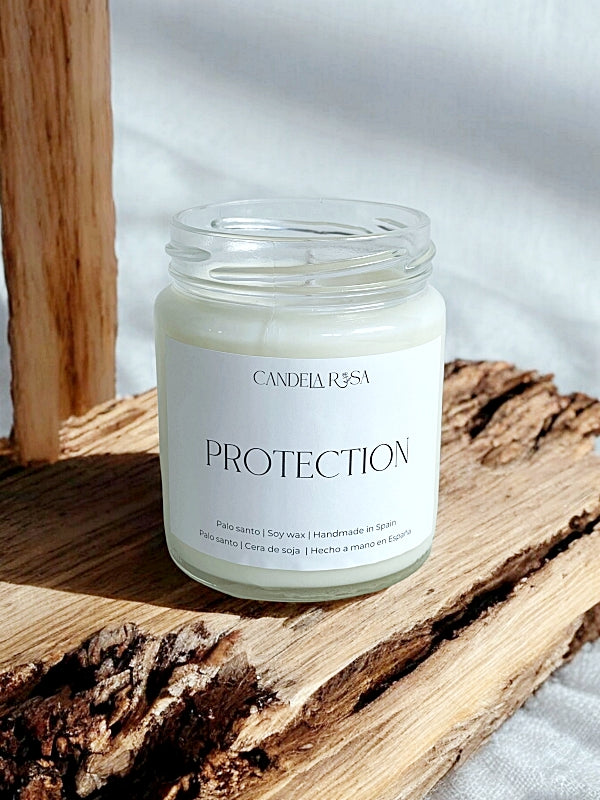 Protection vela aromática artesanal de palo santo 