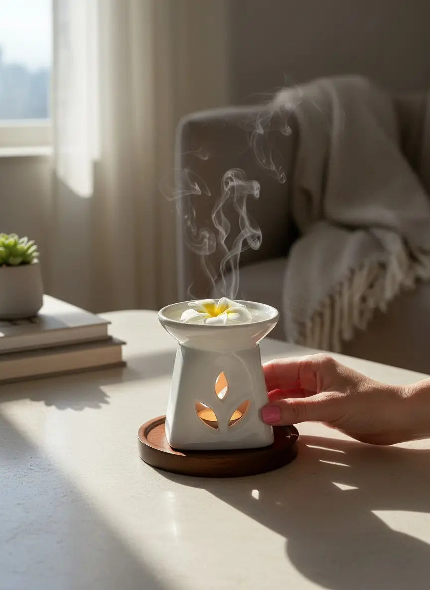 Súper Promo | 500 gramos Wax melts con quemador de cerámica Candela Rosa