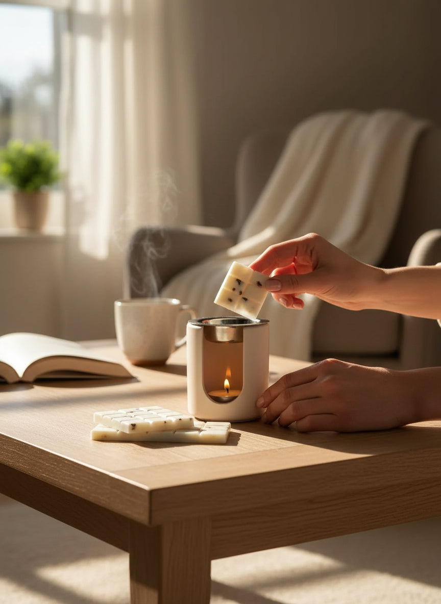 Tableta de cera perfumada para quemador Candela Rosa