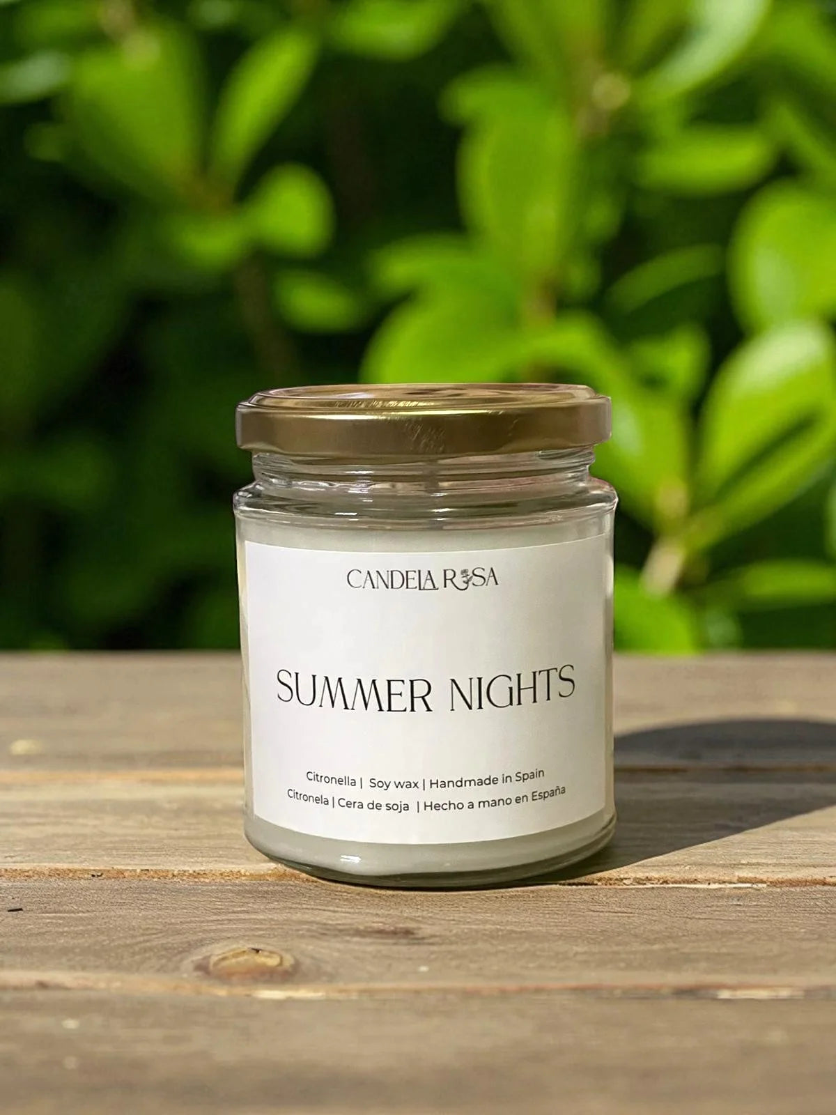 Summer nights: Vela aromática citronela antimosquitos