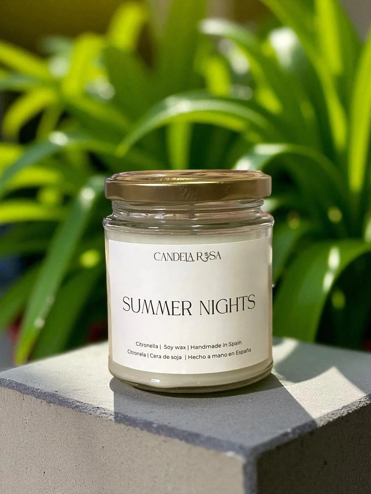 Summer nights: Vela aromática citronela antimosquitos