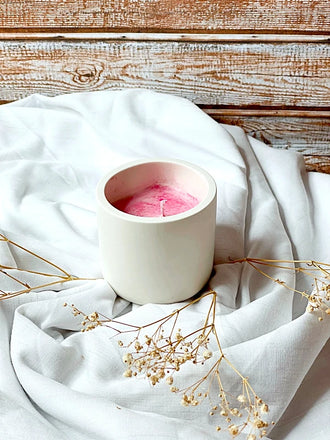 vela aromática premium aroma cerezas piruleta recipiente hecho a mano candela rosa velas artesanales 