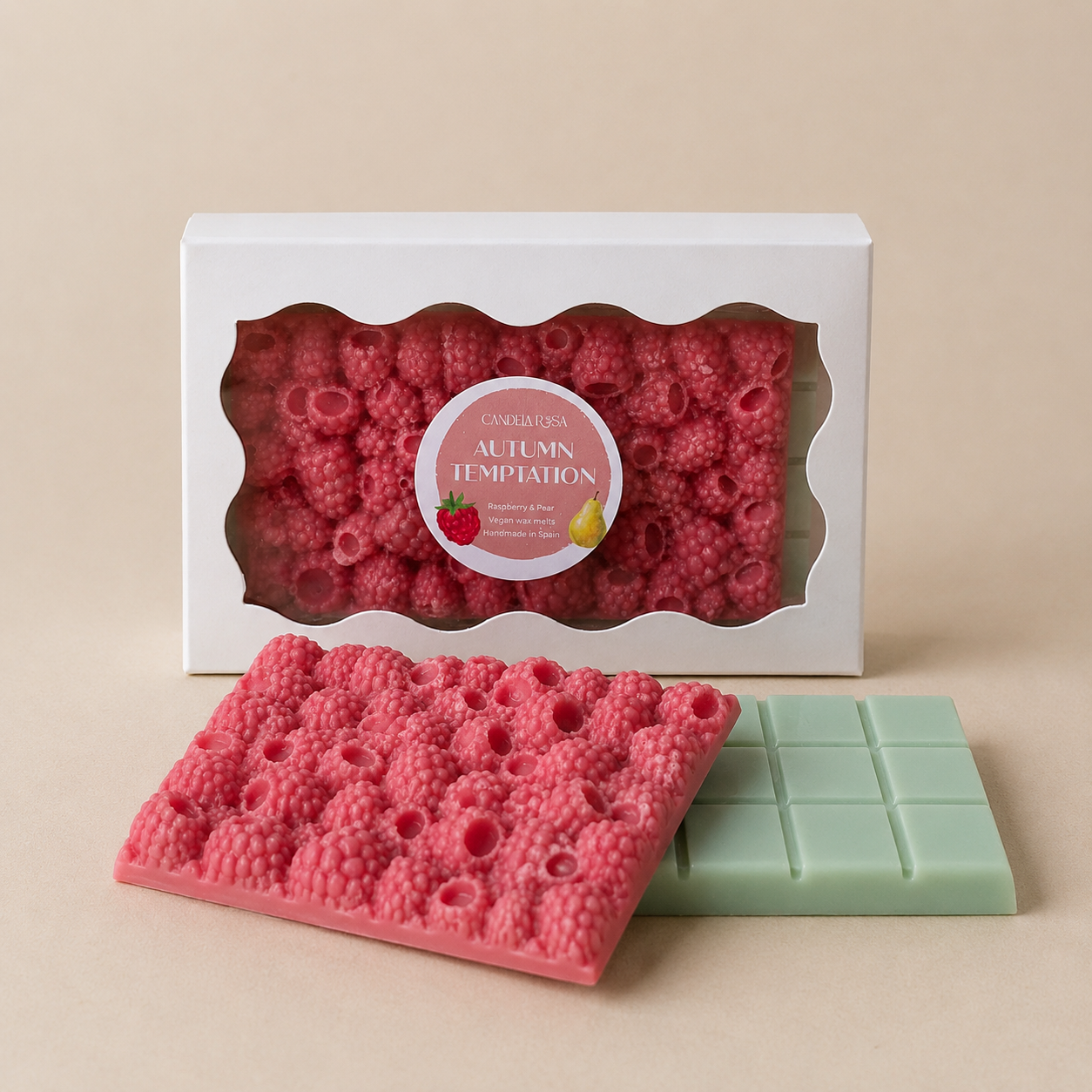 Tabletas perfumadas frambuesa y pera | wax melts Autumn Temptation