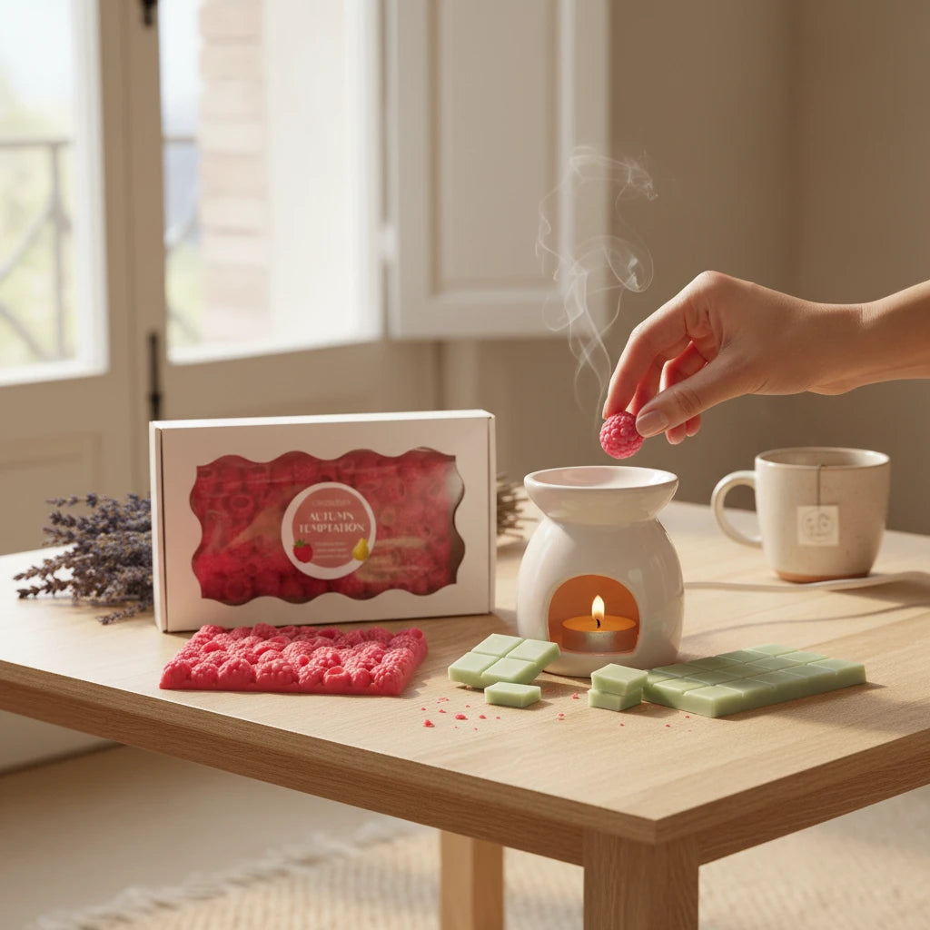 Tabletas perfumadas frambuesa y pera | wax melts Autumn Temptation