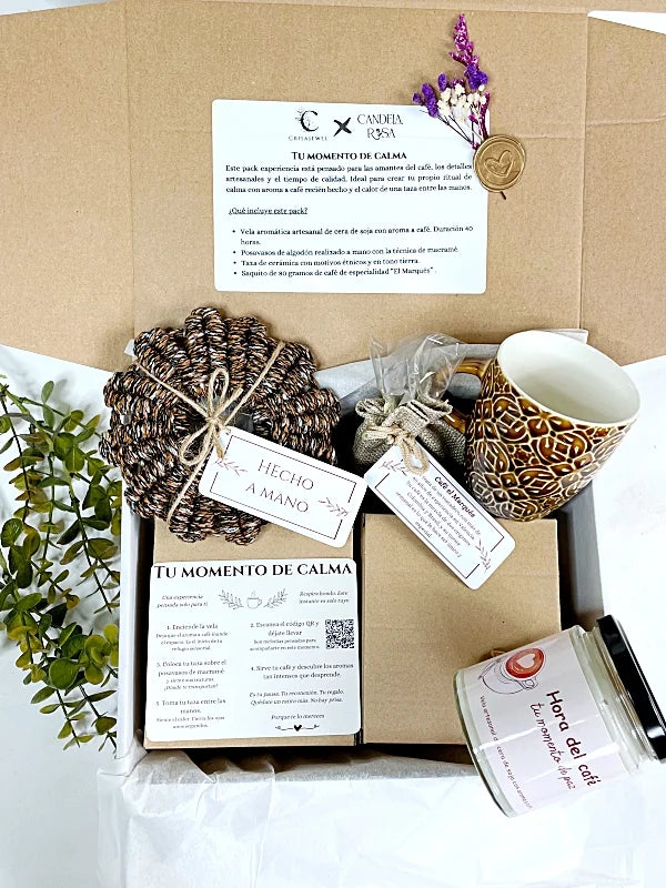 Pack regalo: Tu momento de calma (café o té)