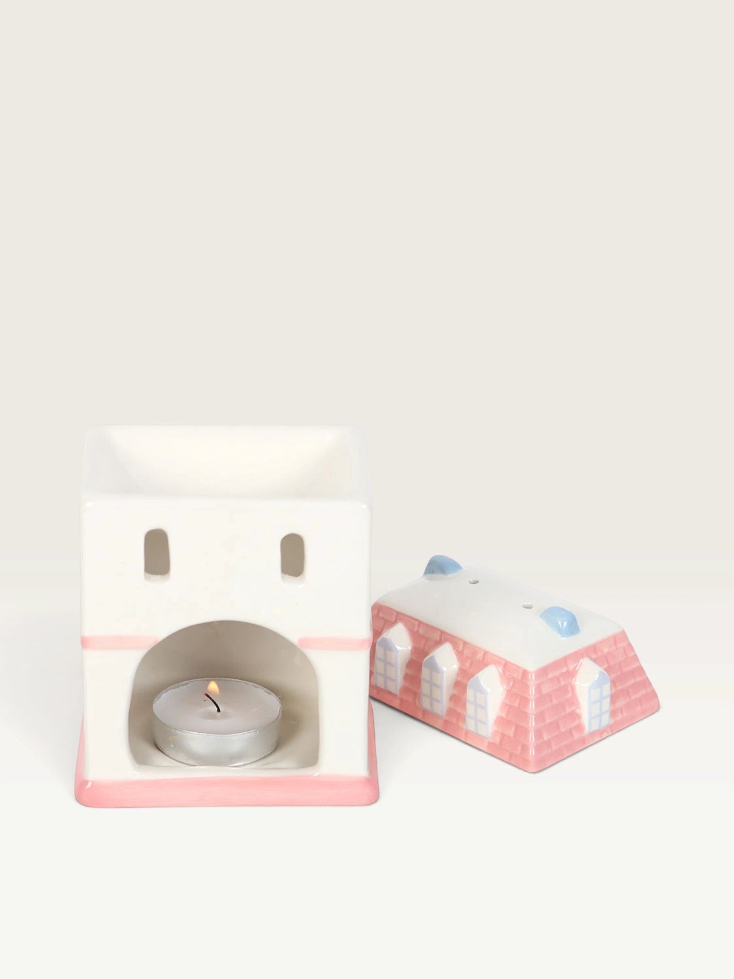 Pastel: quemador de cera colores pastel Candela Rosa