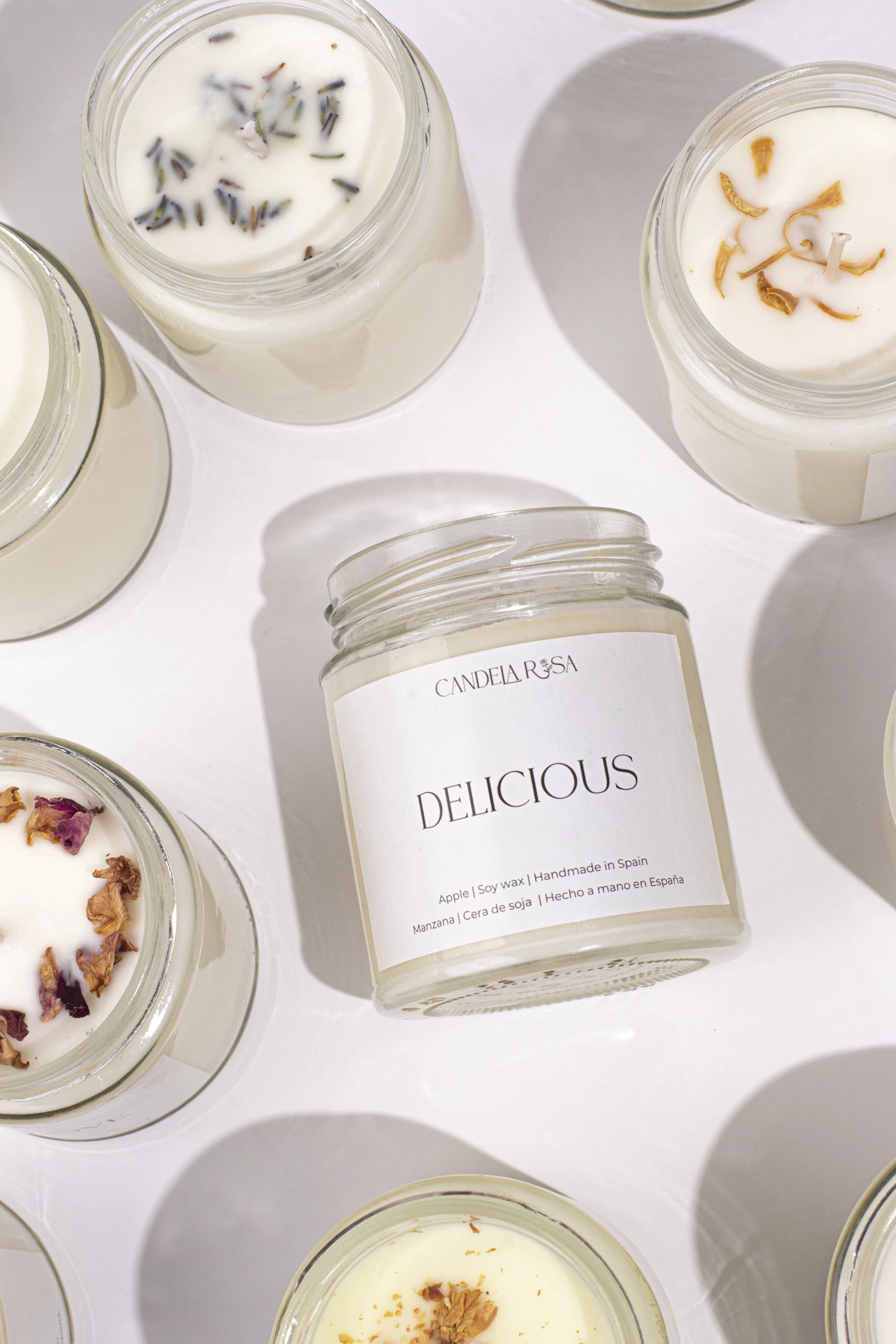 delicious vela de lujo aroma manzana verde