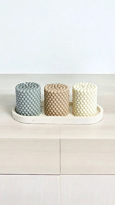 Pearl : vela decorativa minimalista