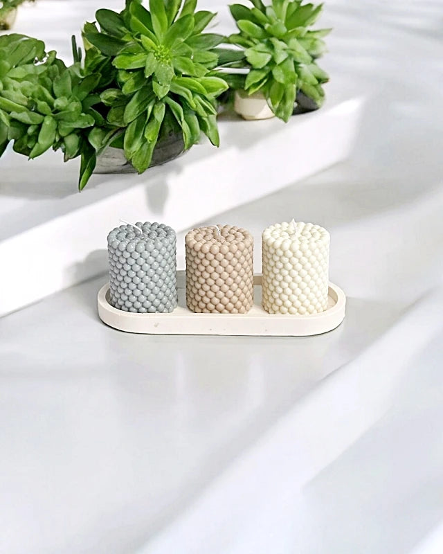 Pearl : vela decorativa minimalista