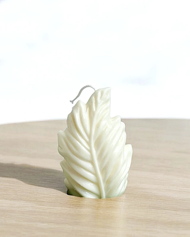 Leaves: Vela decorativa minimalista