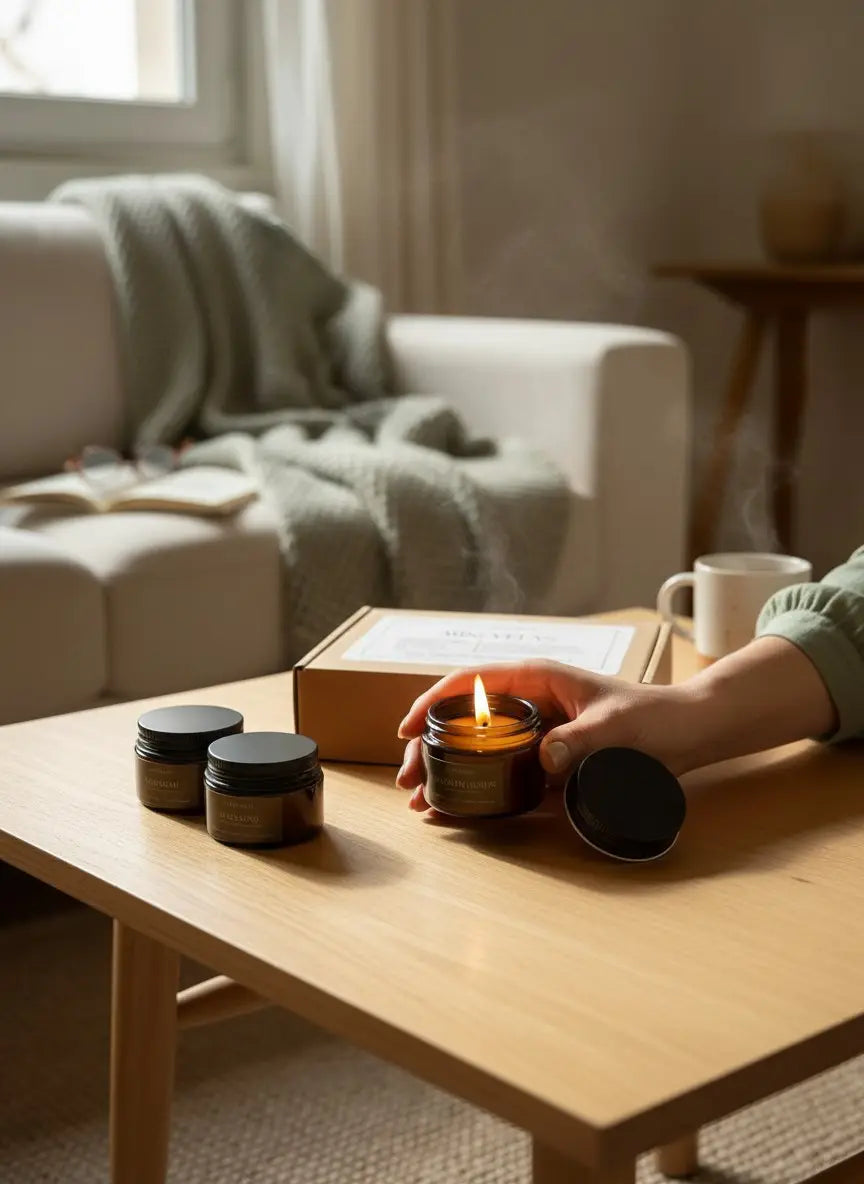 Pack 6 mini velas aromáticas premium | Tester Candela Rosa