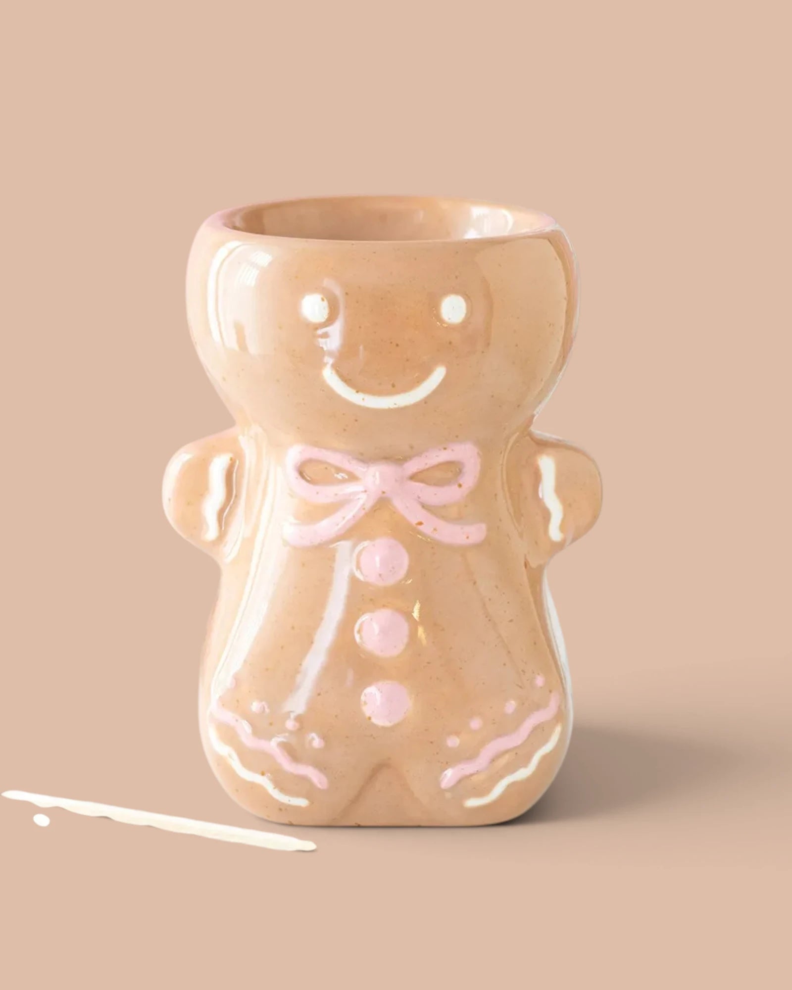 Gingerbread man: quemador de cera muñeco de jengibre