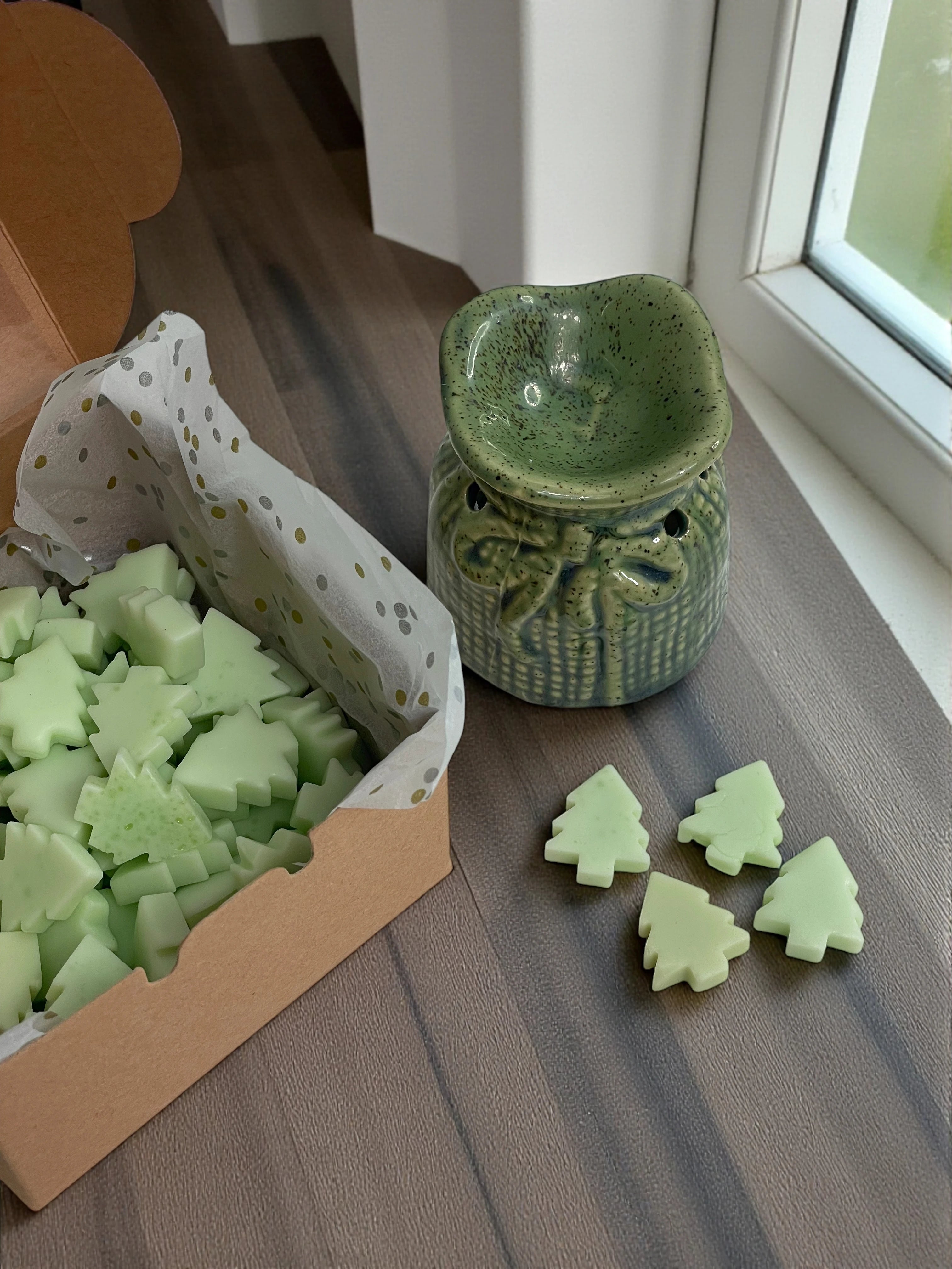 Wax Melts Árbol de Navidad – 180 g | Aroma fresco White Christmas