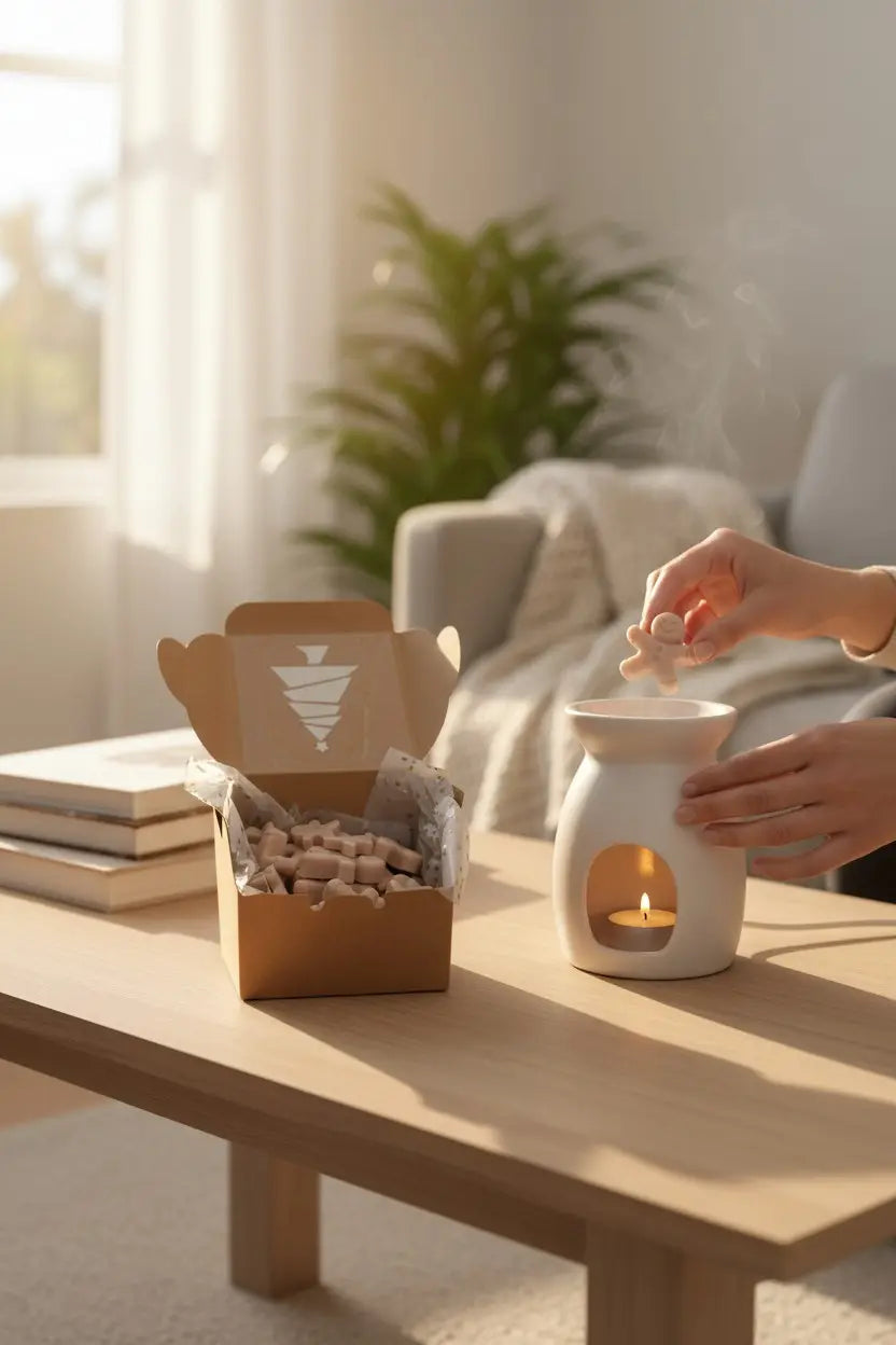 Wax Melts Muñeco de Jengibre – 180 g | Aroma dulce y navideño