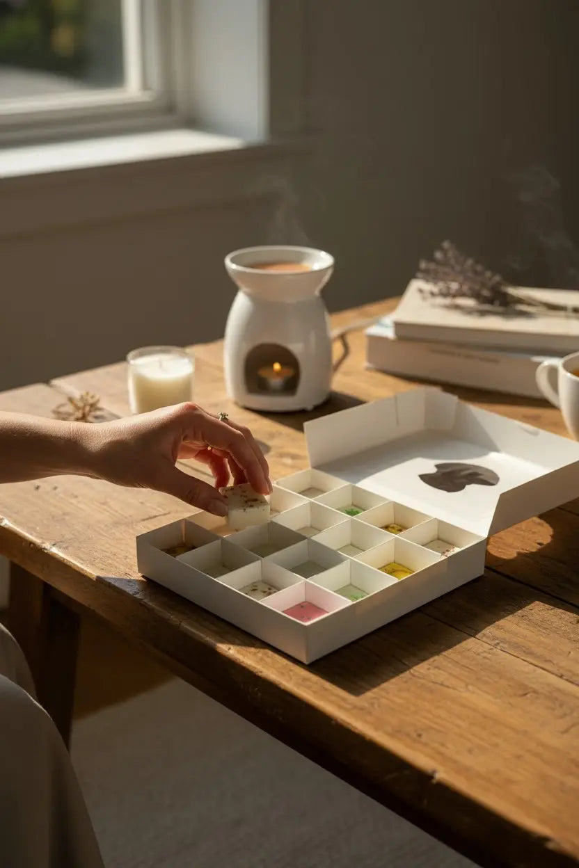 Caja bombones wax melts de Navidad 180 gramos