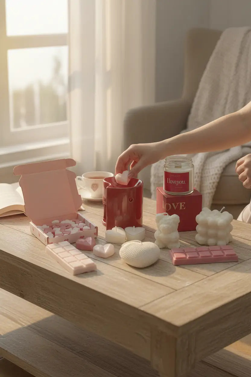 pack regalo san valentín idea regalo san valentín vela para decir te quiero forma original decir te quiero 14 de febrero idea regalo 