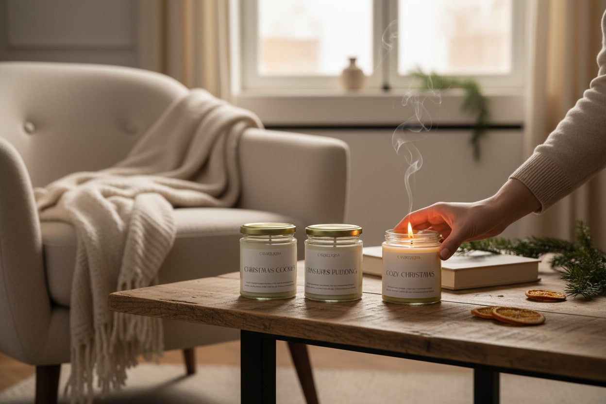 Pack 5 velas aromáticas de Navidad