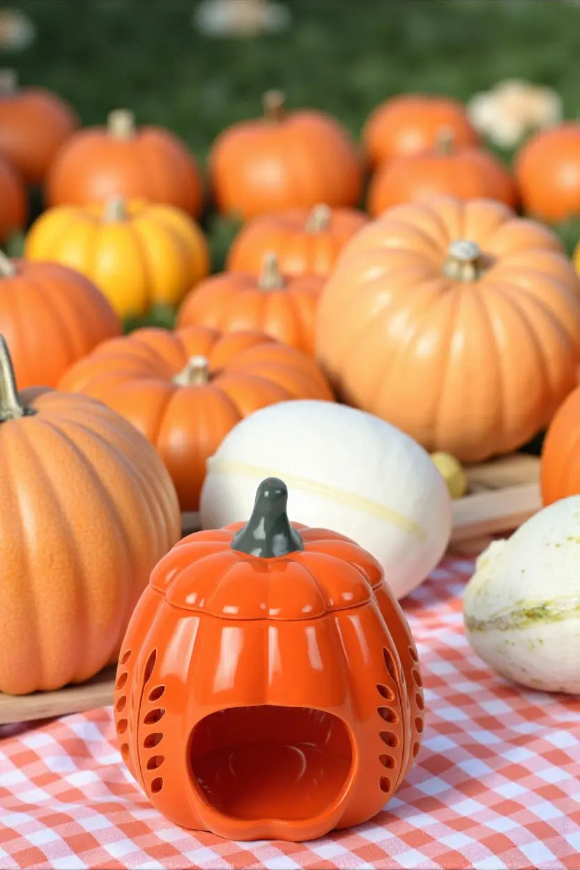 Pumpkin: quemador de cera calabaza de otoño