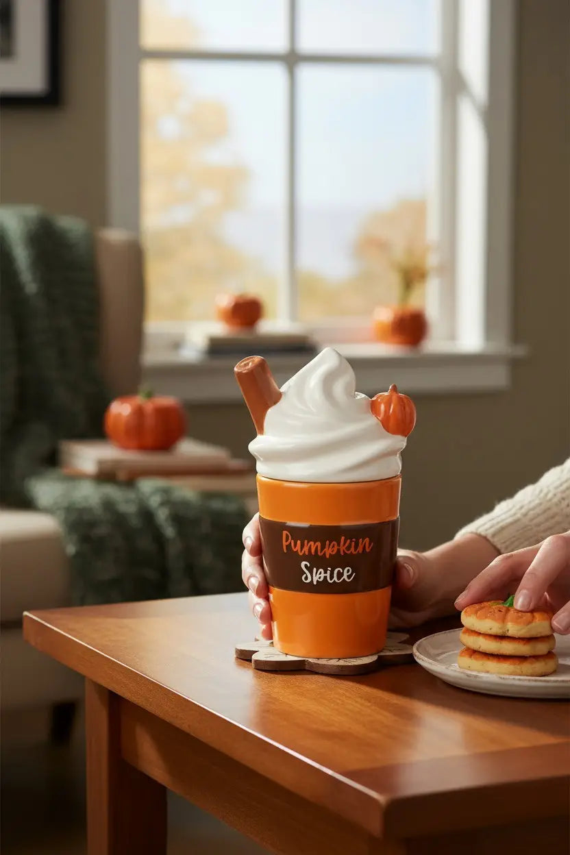 Pumpkin Spice Latte : quemador de cera vaso de café