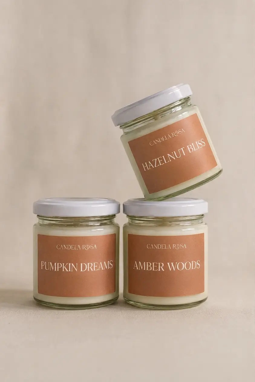 Pack ahorro 3 velas aromáticas Colección Otoño