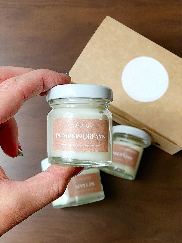 Autumn Vibes: pack 4 mini velas aromáticas de otoño