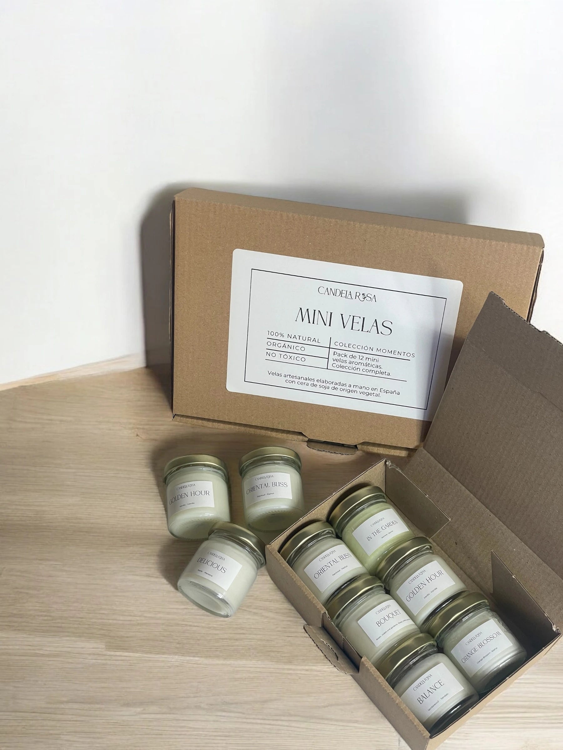 pack mini velas aromáticas idea regalo 
 vela aromática de lujo velas de cera vegetal  velas de cera de soja y cera de coco tarro vidrio candela rosa velas de lujo velas aromáticas lujosas luxury artisan candle soy wax velas veganas velas perfumadas tienda de velas vela que huele bien españa 