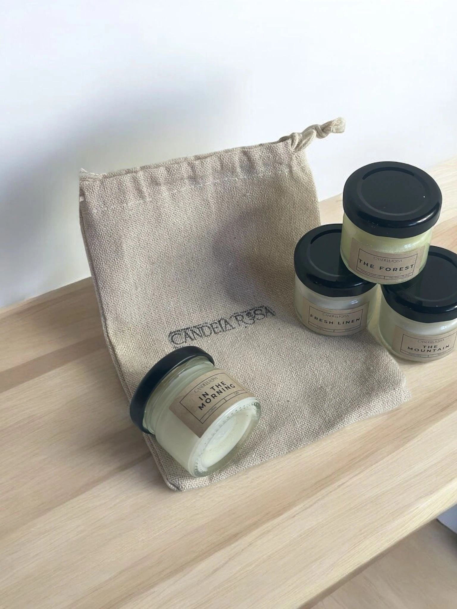 pack mini velas aromaticas de lujo coleccion rustica idea para regalar  vela aromática de lujo velas de cera vegetal  velas de cera de soja y cera de coco tarro vidrio candela rosa velas de lujo velas aromáticas lujosas luxury artisan candle soy wax velas veganas velas perfumadas tienda de velas vela que huele bien españa velas rústicas velas kraft